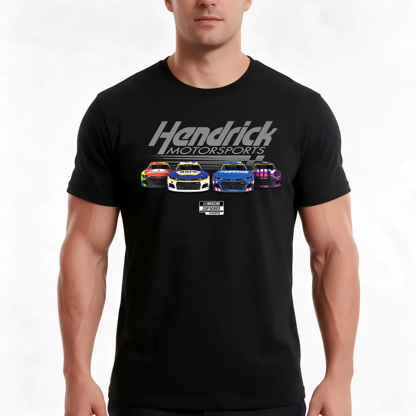 Animal National Automobile Nascar Racing Association Gift Christmas T-Shirt, Summer Casual Cotton Tee, Oversized Streetwear Tops