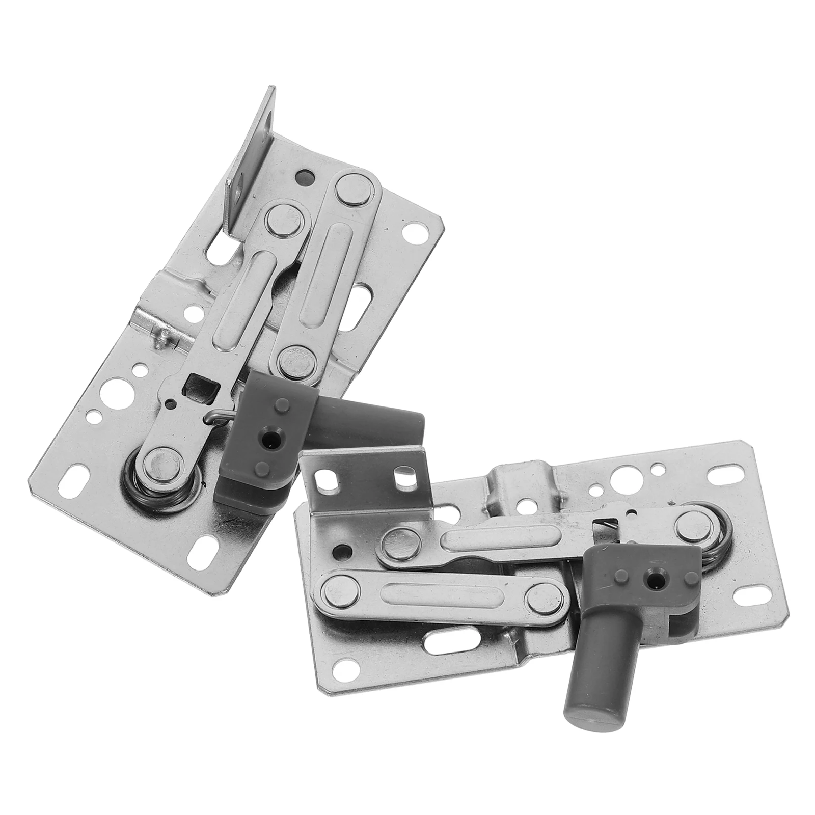 

2pcs Durable Iron niture 45Degree Downward Damping Soft Close Cabinet Easy Installation Hidden Surface Mount Hinges For Wood
