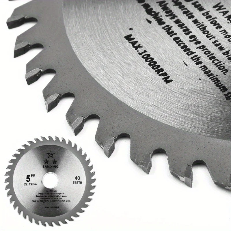 1/2Pcs/lot 5Inch 125mm 40T Circular Saw Blade, Multifunctional Cutting Disc for Wood Plastic Metal Rotary Cut Tool