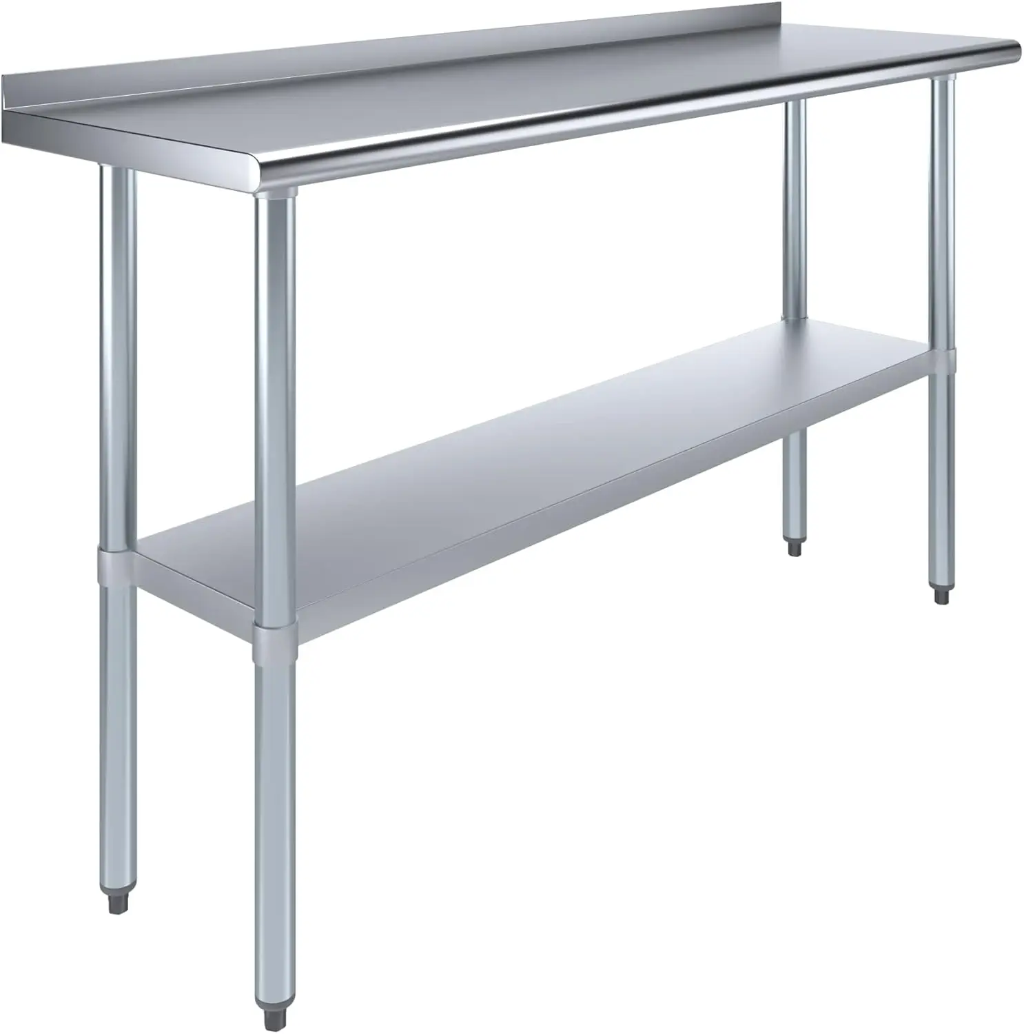 AmGood Stainless Steel Work Table with 1.5