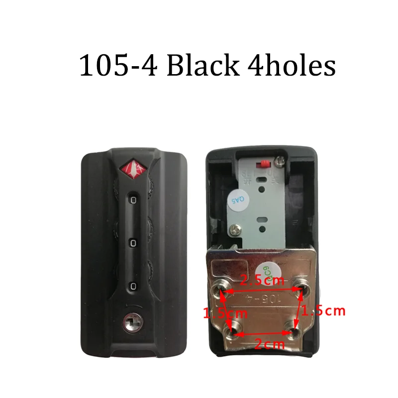 Suitable For 105-4/106 Original Baggage Customs Lock Luggage Accessories Combination Lock Simple Portability Anti-theft Security