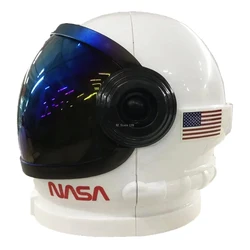 Na-sa-Astronaut Helmet with Movable Visor, Cosplay Space Mask Cos Costume for Adults, Kids, Boys Birthday Gift, School Classroom