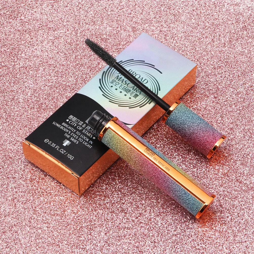 Mascara 4D Crema Impermeabile Sweatproof Spessa Curling Ciglia Cosmetici Mascara Trucco a Lunga Durata per Donne Ragazze Festa di Nozze