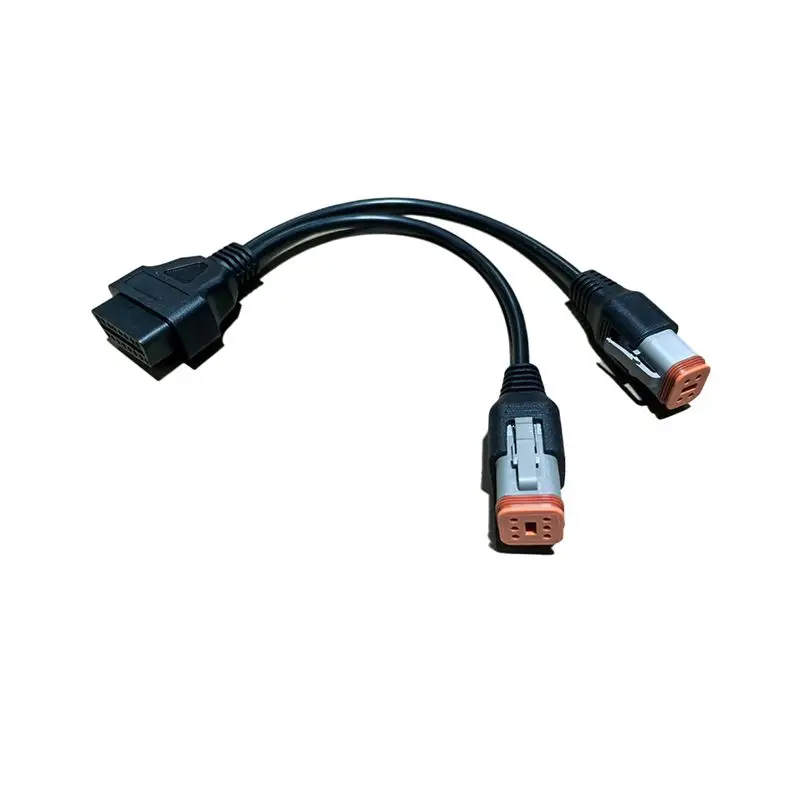 For Davidson Motorcycle 6Pin 4Pin To OBD2 16PIN OBD 2 Diagnostic Scanner ELM327 Adapter Adapter-Boom