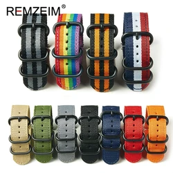 18mm 22mm 20mm Woven Nylon Watch Sport Strap Band For Samsung Galaxy Watch 4 3 classic 5 Pro active 2/Gear S3 Fabric Band