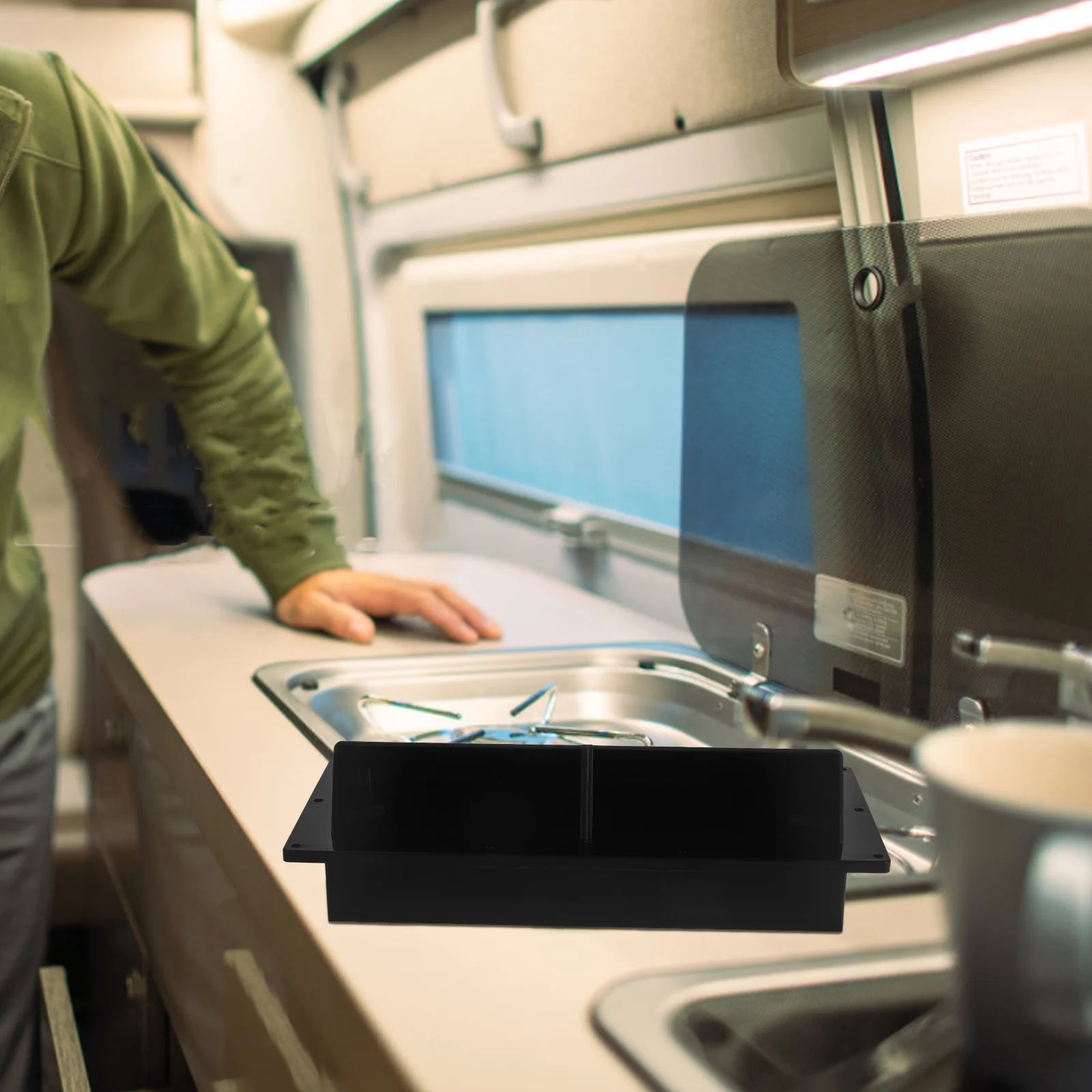 

Multi-Functional Rv Range Hood Vent Cover ABS Material Efficient Smoke Odor Extraction for Rvs Showers Camper Kitchen Exhaust