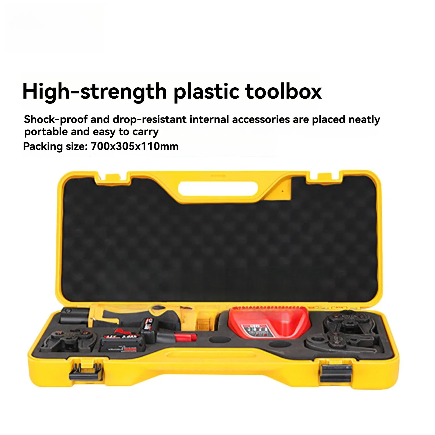 New Electric hydraulic pipe pliers rechargeable thin-walled stainless steel pipe clamping pliers ring pressure