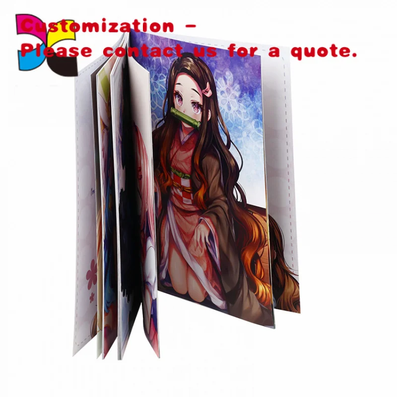 

на заказ. Высококачественный полноцветный комикс в мягкой обложке с принтом манги