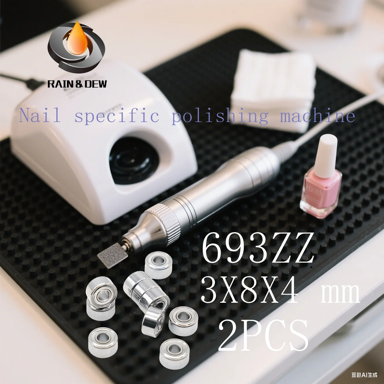 

2 шт. 693ZZ подшипник 3X8X4 мм ABEC-9 миниатюрные шарикоподшипники 693