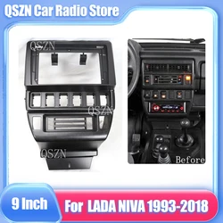 2 Din Head Unit Car Radio Fascia For LADA NIVA 1993-2018 Auto Stereo Audio Player DVD Panel Dash Kit Frame Bezel Faceplate