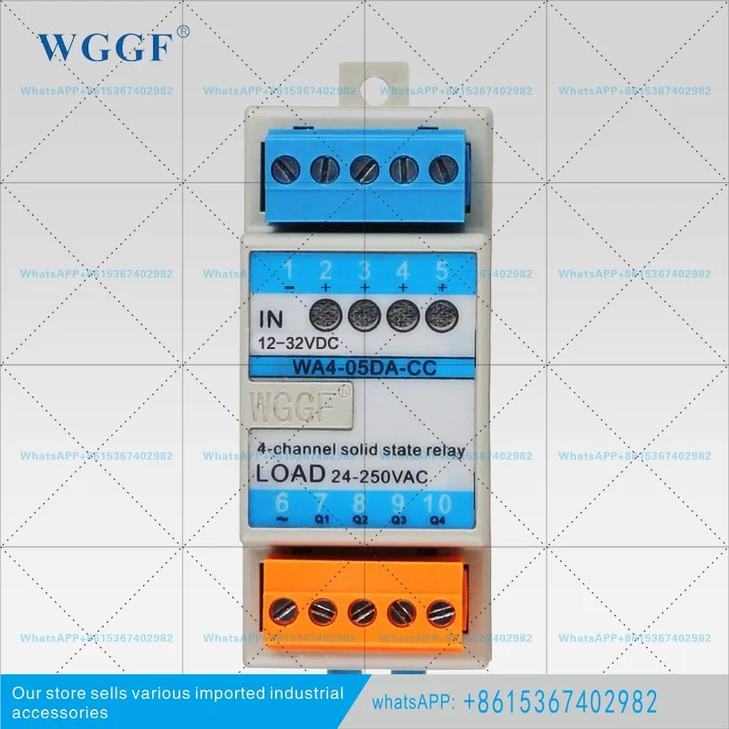 Solid State Relay PNP Input WA4-05DA-CC 8A DC Control AC DC-AC