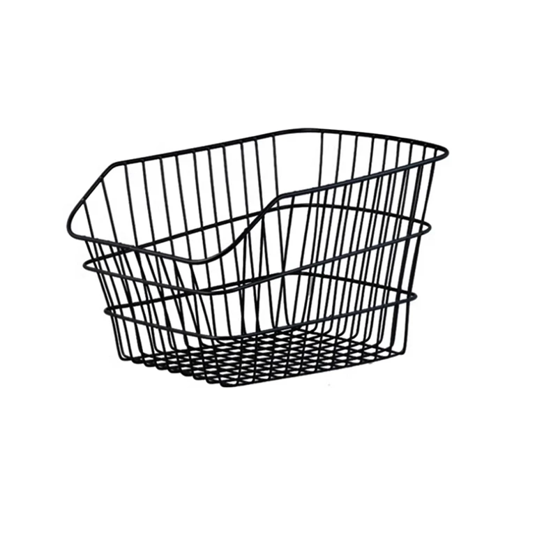 Hot AD-Bicycle Wire Basket Rear Rack Bike Accessory Mountain Bike Rear Rack Vegetables Basket Cycling Gear