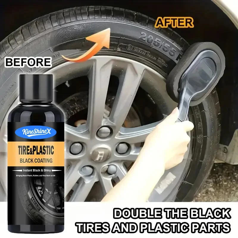 Automobile Tire Brightener Tire Foam Decontamination Cleaner Anti-aging Tire Glaze Maintenance Oil Tire Wax Cross-border