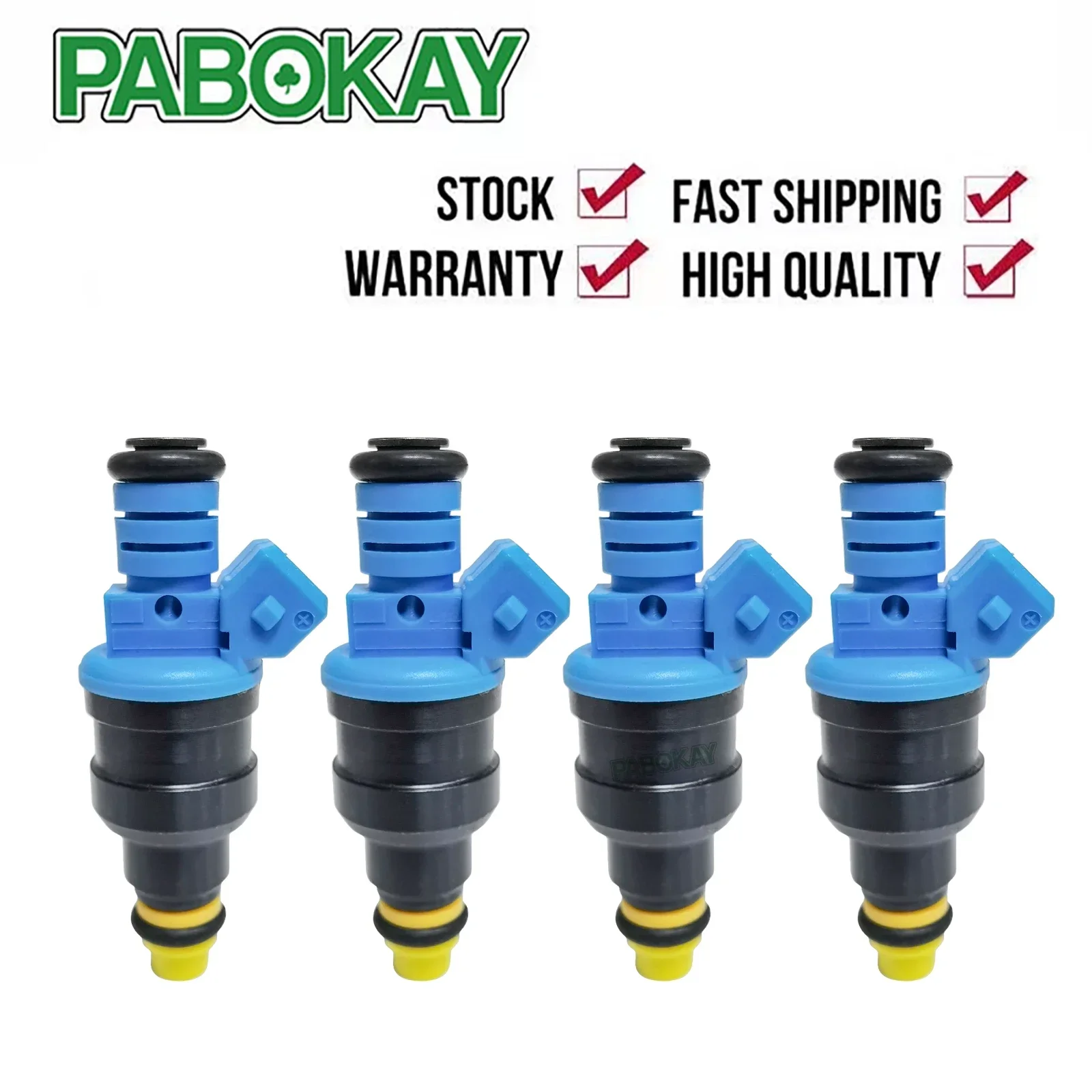 

4 Pieces x HIGH PERFORMANCE FUEL INJECTORS FOR FORD VW AUDI VAUXHALL 1600CC 0280150563 9270291 8036314
