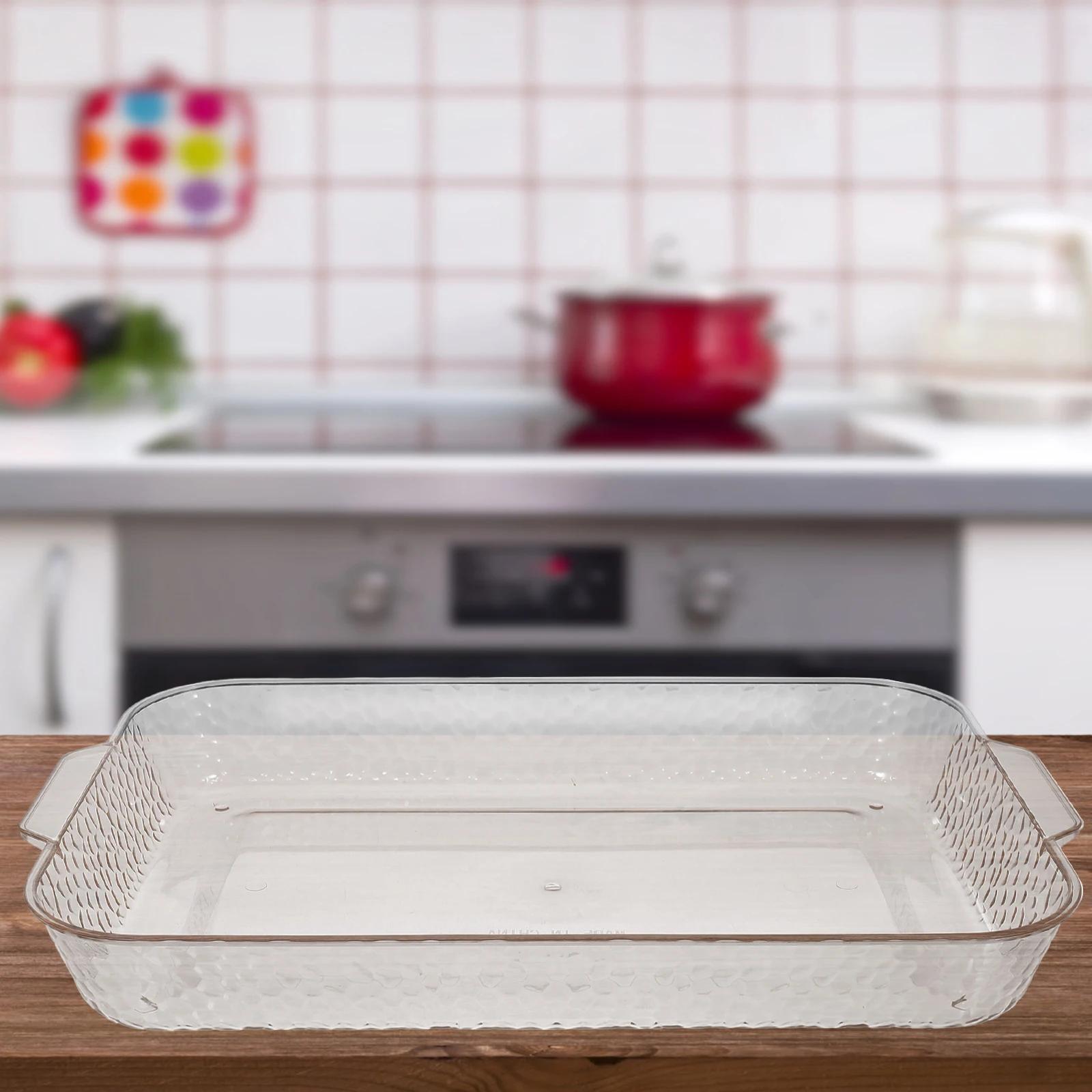 

Rectangular Serving Tray Material Elegant Design Multi-Functional Use As Tea Dinner Tray Complements Various Styles