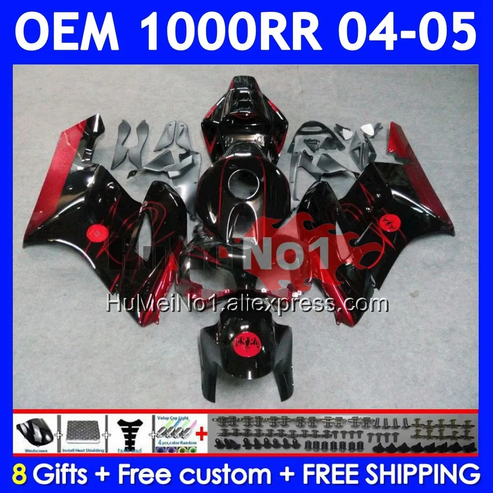 OEM Injection For HONDA CBR 1000RR 1000CC CBR1000 RR BACARDI bats 04-05 59No.5 CBR 1000 CC RR 2004 2005 CBR1000RR 04 05 Fairing