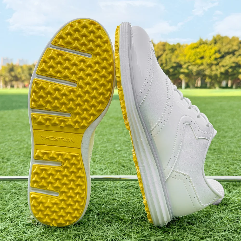 

New Men Waterproof Golf Shoes Professional Pointed Non-Slip Golf Sports Shoes Comfortable Outdoor Men Casual Walking Shoes 39-48