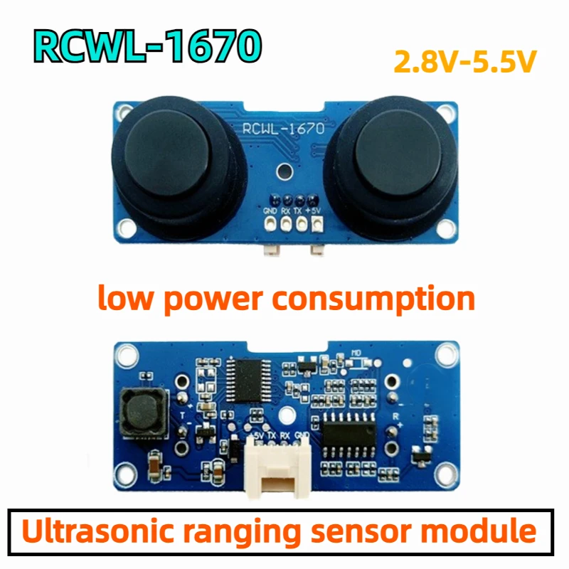 RCWL-1670 Waterproof Transceiver Split Ultrasonic Ranging Module 2cm-400cm Distance DC3-5V for Water Level Measurement RCWL 1670