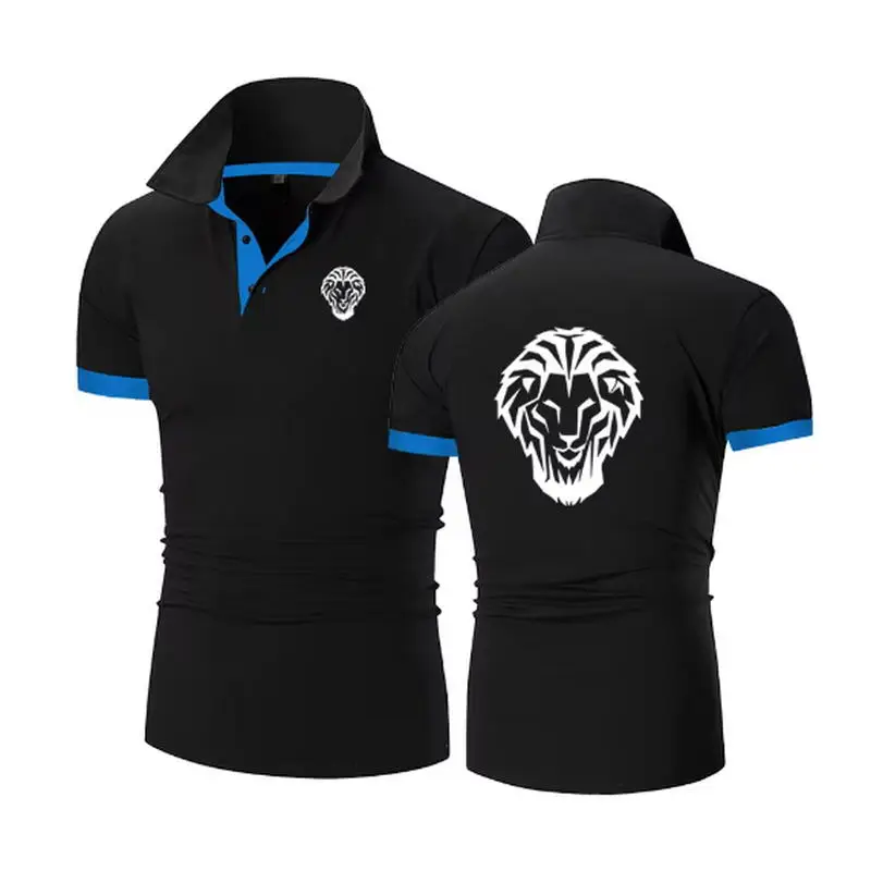 Leon Athletic Club de Bilbao 2024Men\'s New Cotton Short Sleeve Casual Summer Hot Sale Breathable Solid Color Polos Shirts Tops