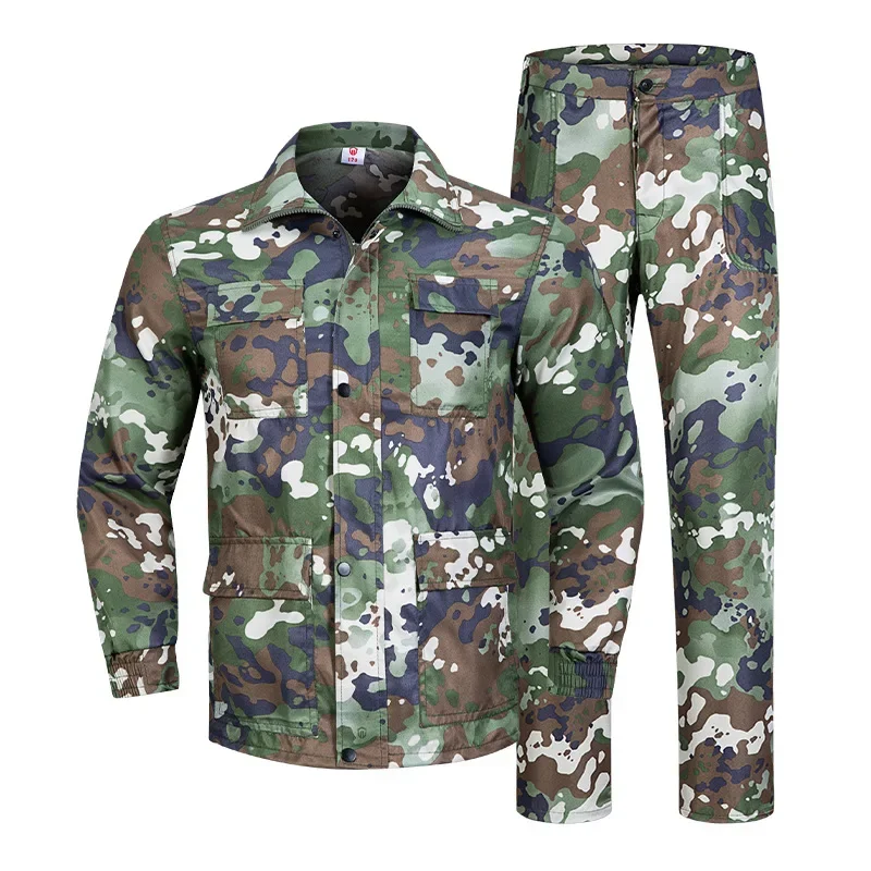 Camouflage Hunting Clothes Tactical BDU Set Men Multicam Camo Work Airsoft Sniper Training Clothing Combat Uniform Ghiliie Suit