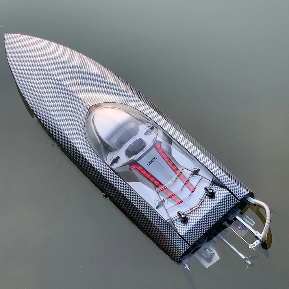 UDI RC UDI022 Brushless Remote Control Boat Boat for Adults with 3S 4S 2 Sets of Batteries 25 Inch 30mph+ 50km/h + Alloy Steel