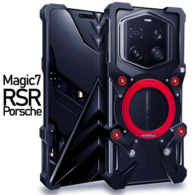 

Luxury Metal New Thor Heavy Duty Armor Metal Aluminum Phone Case For Honor Magic 7 6 5 4 3 Pro Back Fundas Coques Bumper Cover