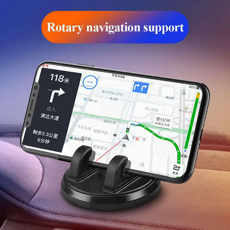 

Phone Holder Car 360 Degree Pad Dashboard Anti Slip Stand Support in Car for IPhone 15 14 13 Pro Max Plus Car Accessories