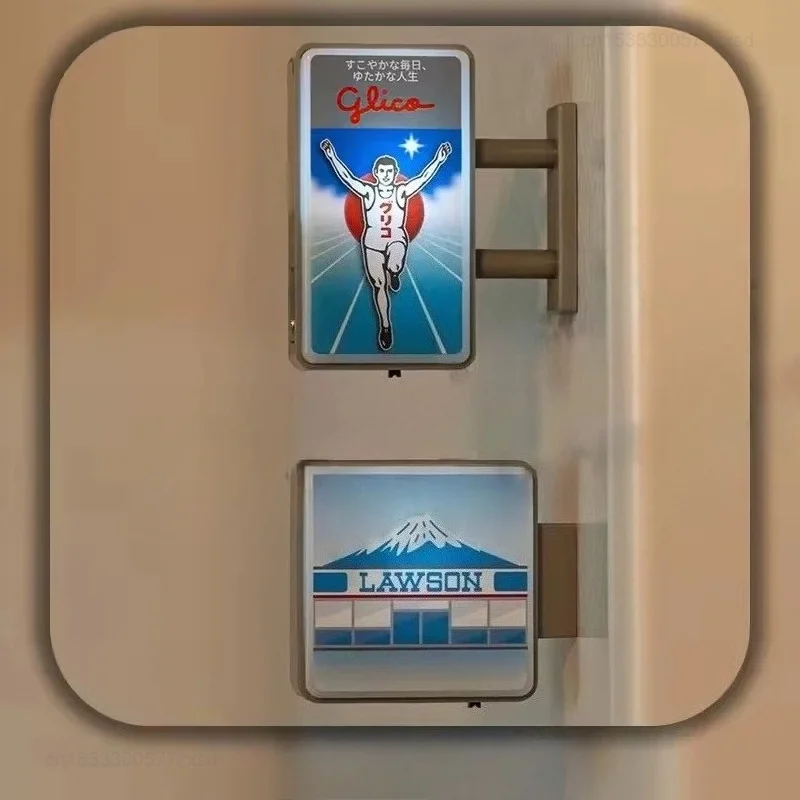 Dotonbori Glico Fuji Mountain Kawaguchiko Town Lawson Advertising Signboard Fridge Magnets Refrigerator Best Gift Home Decor New