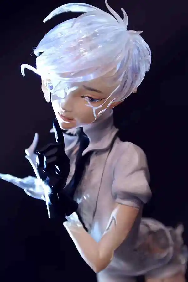 

Набор фигурок из аниме «Земля сияющих камней»: Антарктицит, полимерная смола, GK, DIY, белая сборная модель, статуэтка, игрушки, коллекционные подарки