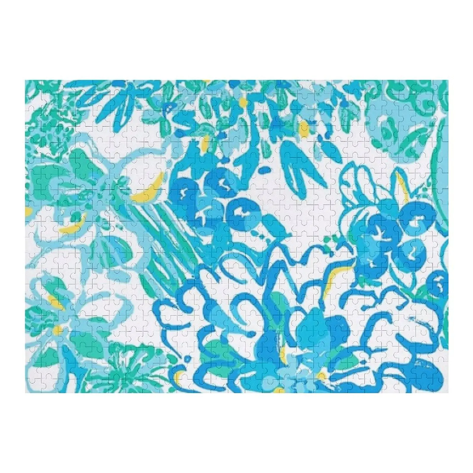 

blue white combination Jigsaw Puzzle Wooden Boxes Personalised Puzzle