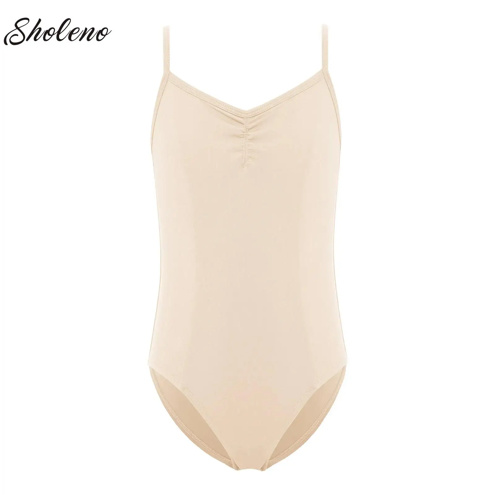 

Girls Ballet Leotards for Kids Camisole Dance Leotard Teens Sleeveless Gymnastics Leotard Girls Cotton V Back Ballet Bodysuit