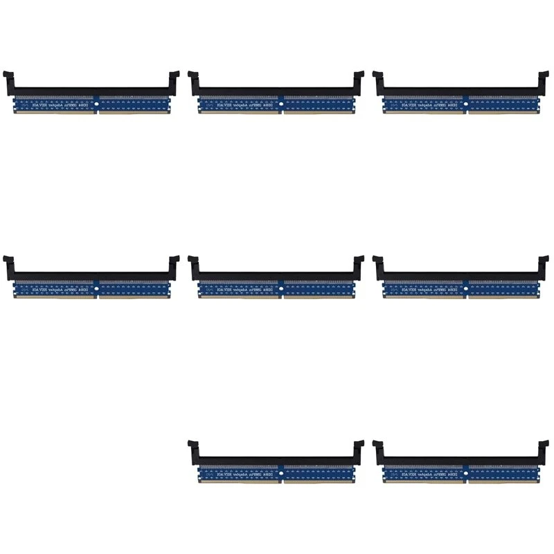 Ingenious-8X DDR4 288Pin DIMM Adapter Riser Memory Tester Memory Protection Card Circuit Expansion Board Raiser Card Small Ear