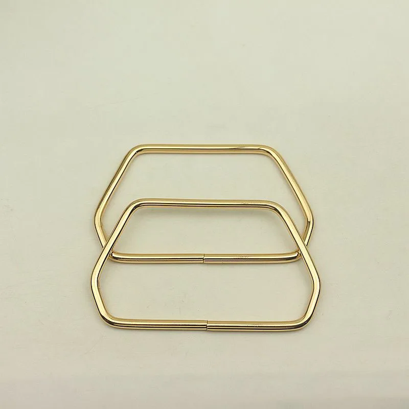 10Pcs Metal Bag Handles D Shape Buckle Handbag Purse Luggage Deco Handle Clasp DIY Leather Craft Hardware Accessories