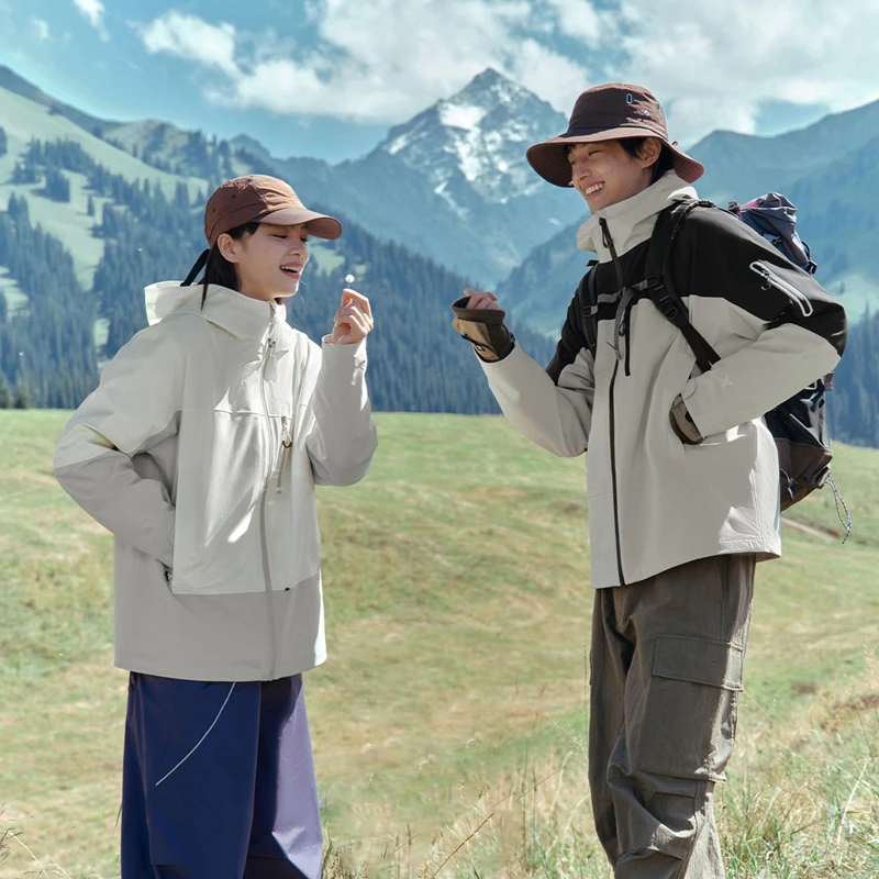 Xtep Interchange Jacket For Men And Women  Winter Water Resistence Coat Keep Warm Hooded Trekking Outdoor Tops 8764272C0130