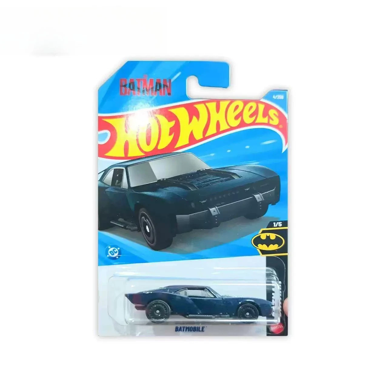 Coche de Juguete Original Hot Wheels, Batimóvil, Vehículo Fundido a Presión a Escala 1/64, Modelo de Aleación de Batman, Colección, Regalo de Cumpleaños