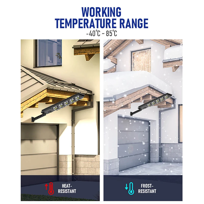 360LED فائقة السطوع في الهواء الطلق ضوء الشارع الشمسي محس حركة تجاري مقاوم للماء الغسق إلى الفجر مصباح الطريق الكبير #3