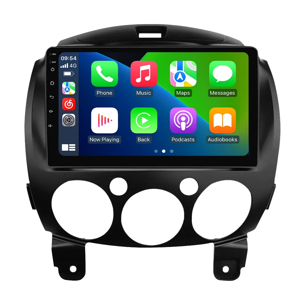 Auto Android Radio Voor MAZDA 2 Mazda 2 2007 2008 2009 2010 2011 2012 2013 2014 Multimedia Speler GPS 2din Autoradio Carplay Stereo - afbeelding 2