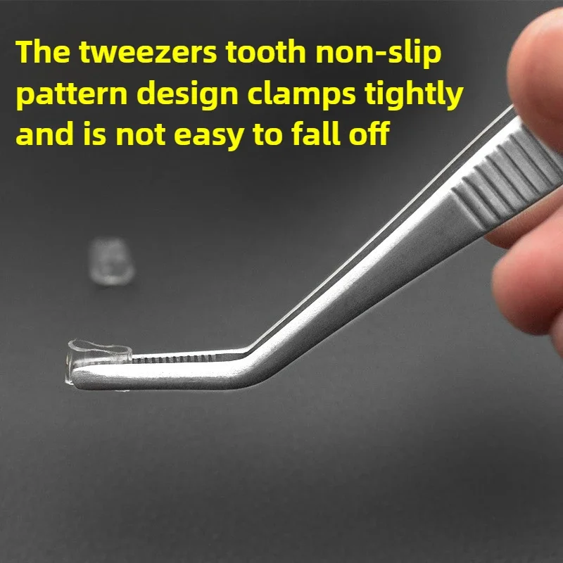 430Stainless Multifuctional Steel Elbow Tweezers Aquarium Clip Long Tongs Medical Tweezers Forceps Pet Feeding Tools Non-slip - Detail 1