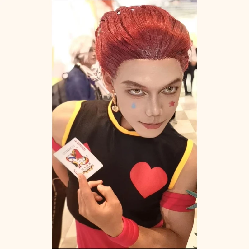 

Anime HUNTER X HUNTER Hisoka Cosplay Costume Full Set Unisex Phantom Troupe Cos Uniform Halloween Carnival Cosplay Outfits
