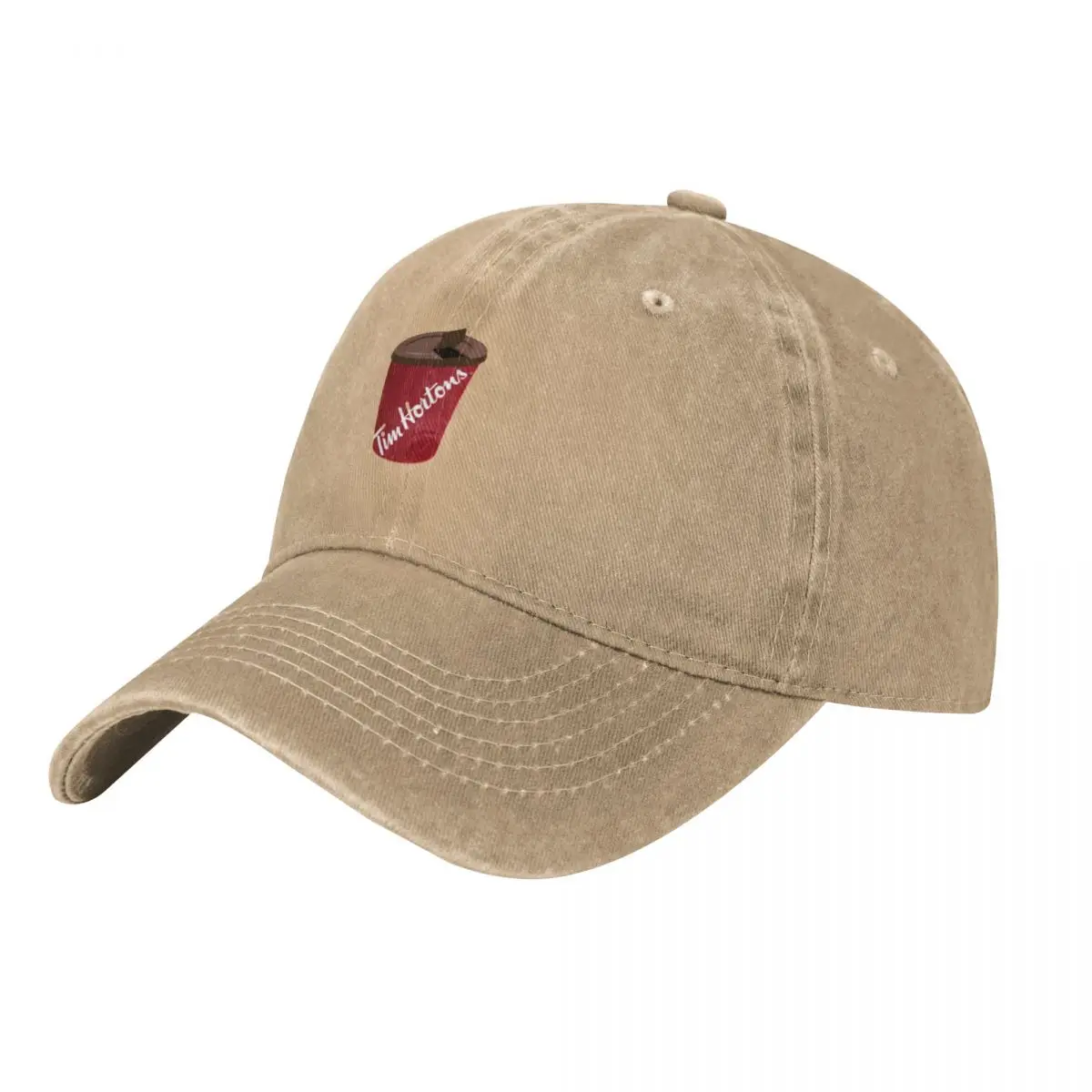 

Tims Coffee Cup Baseball Cap Big Size Hat Thermal Visor black Christmas Hat For Man Women's
