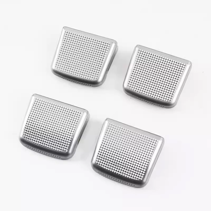 For Land Rover Defender 90 110 2020-2024 ABS Chrome Car Central Control Air Outlet Adjustment Lever Cover Decorative Accessories