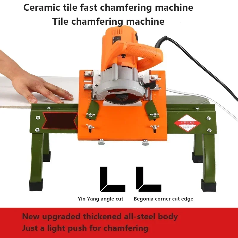 1pc 2300w Ceramic Tile Chamferer Tile Cutting Machine Water Cutting Bevel Ceramic Tile Beveling Machine High Precision