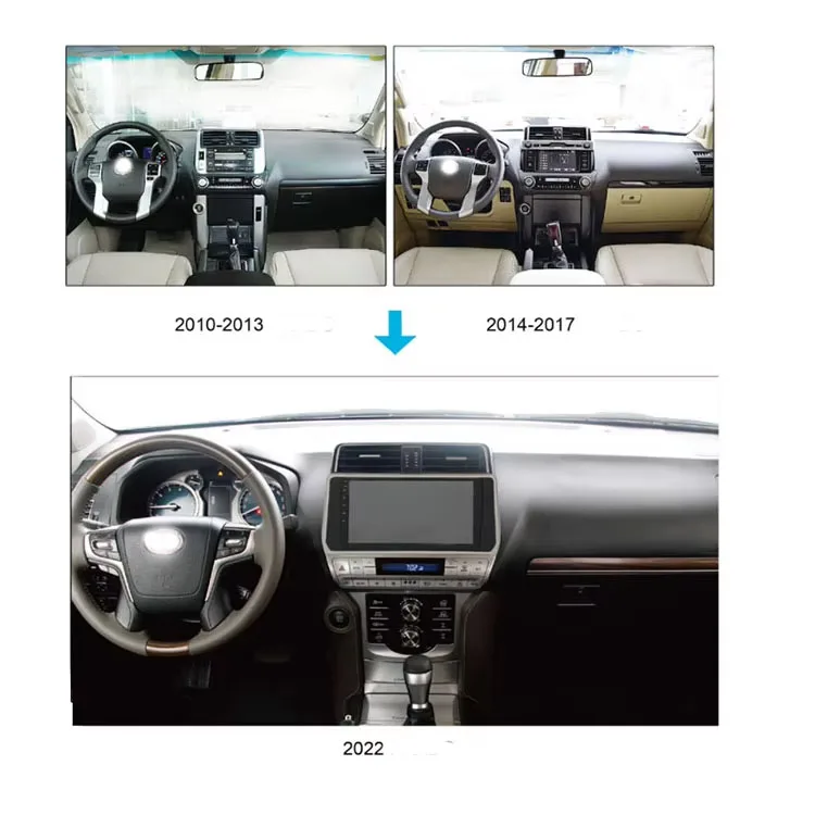 

Interior Panels Navigation Gear Knob 2013-2017 Change 2022 New Interior Conversion Kit Upgrade for Prado