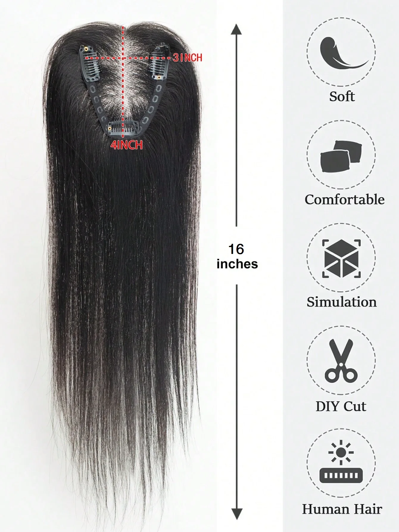 Thumbnail 3 - #34 Best Clip-In Volume Hair Toppers to Buy In 2026