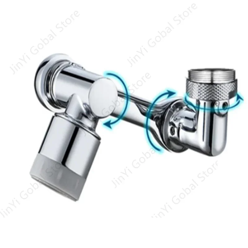 1440° Rotatable Multifunctional Extension Faucet Universal Faucet Splash Filter Bathroom Basin Kitchen Tap Nozzle Extend Adapter