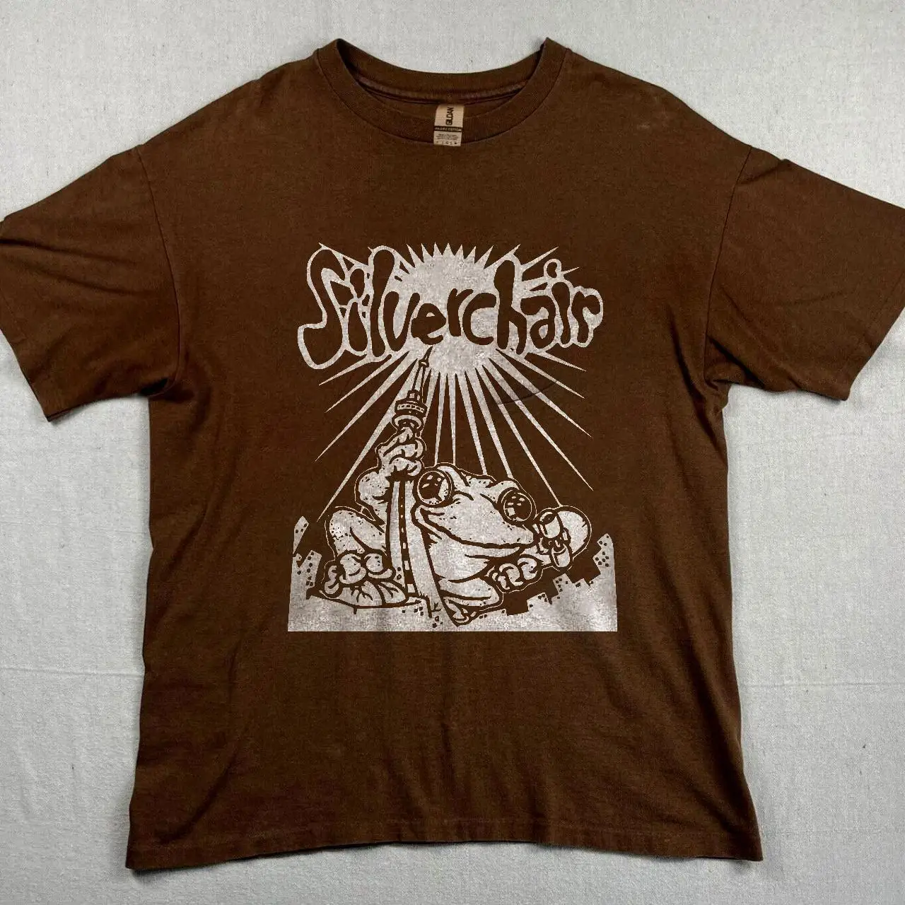 

Silverchair band graphic dark chocolate color Shirt unisex men women KTV6522