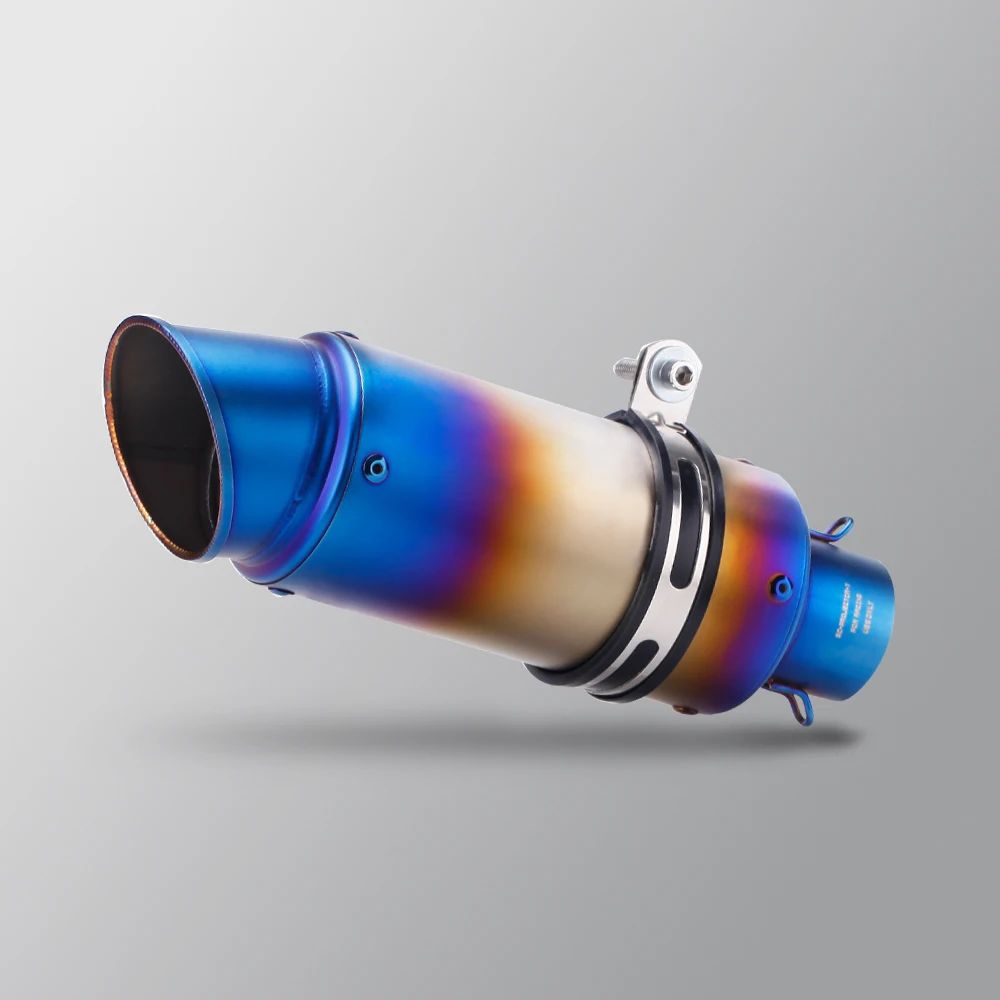 51 مللي متر موتوكروس سباق الدراجات النارية الخمار دراجة نارية SC العادم مشروع الأنابيب لياماها r3 r6 fz6 mt07 mt09 mt10 tmax 530 tmax500 #4