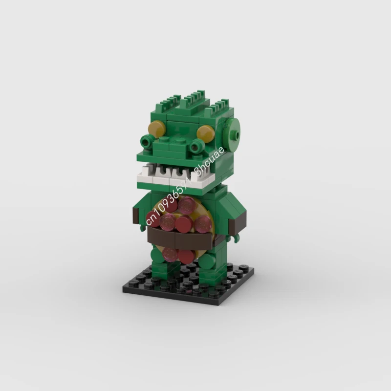 

103 шт. MOC Star Trekss TOS The Gorn Brickheadz, строительные блоки, рождественский коллекционер для взрослых, модель премиум-класса, идеально подходящая для показа, подарок