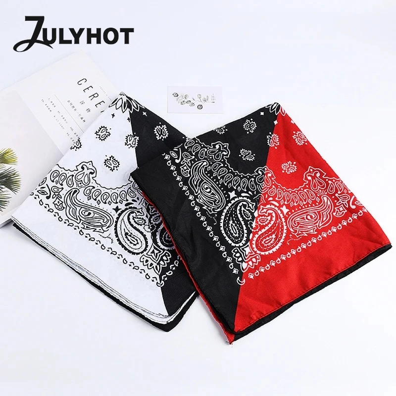 Fashion Hip Hop Printed Bandana Of Man Women Outdoor Headbands Hair Band Wrist Wraps Hair Scarves High Quality Hair Accessories