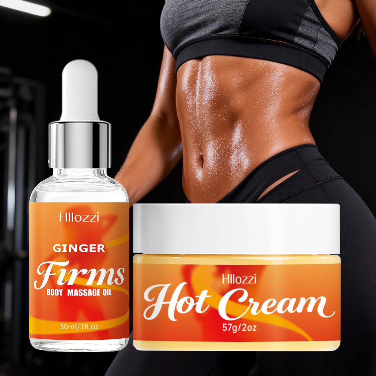 HOT CREAM + GINGER FIRMS BODY MASSAGE OIL, Deeply moisturizes and leaves skin smoother. Suitable for all skin types.